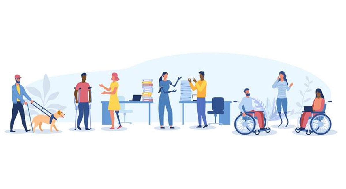 Picture of people with varying disabillities